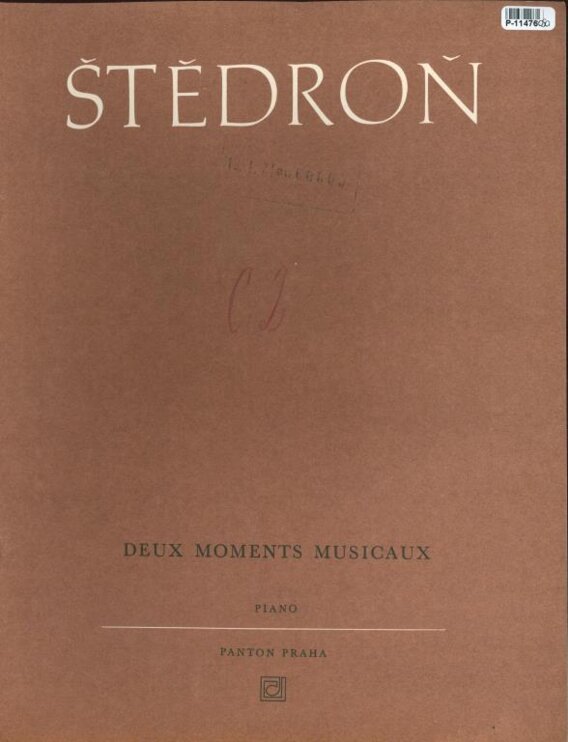 Deux moments musicaux - piano