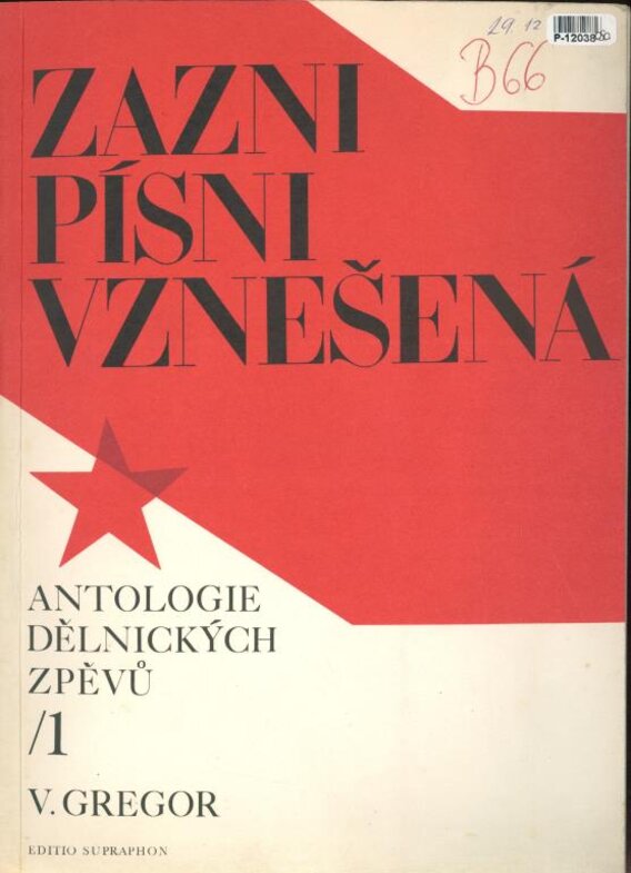 Antologie dělnických zpěvů 1