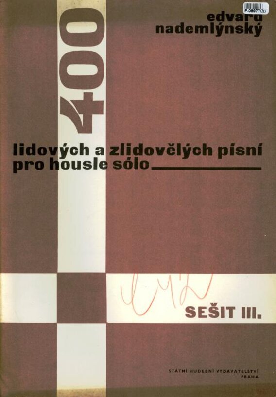 400 lidových a zlidovělých písní pro housle sólo - sešit lll.