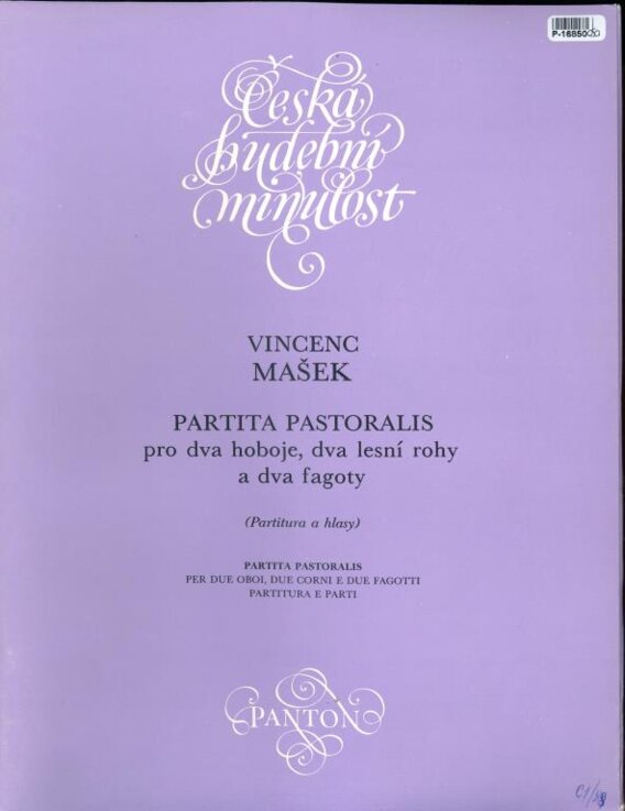 Partita pastoralis pro dva hoboje, dva lesní rohy a dva fagoty