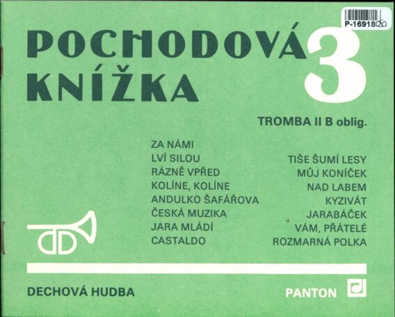 Pochodová knížka 3 - Tromba II B oblig.