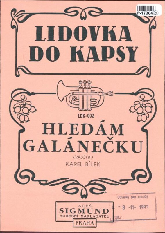 Lidovka do kapsy - Hledám Galánečku