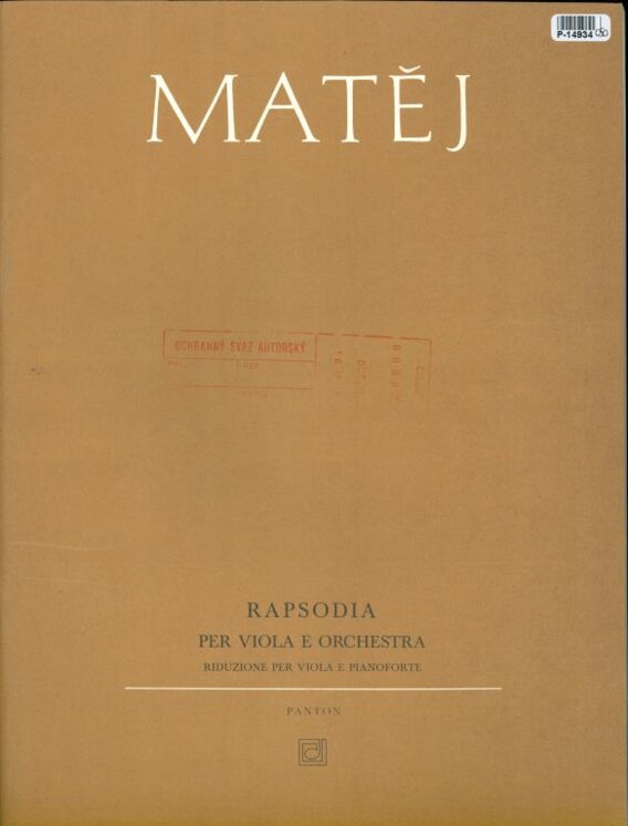 Rapsodia per viola e orchestra