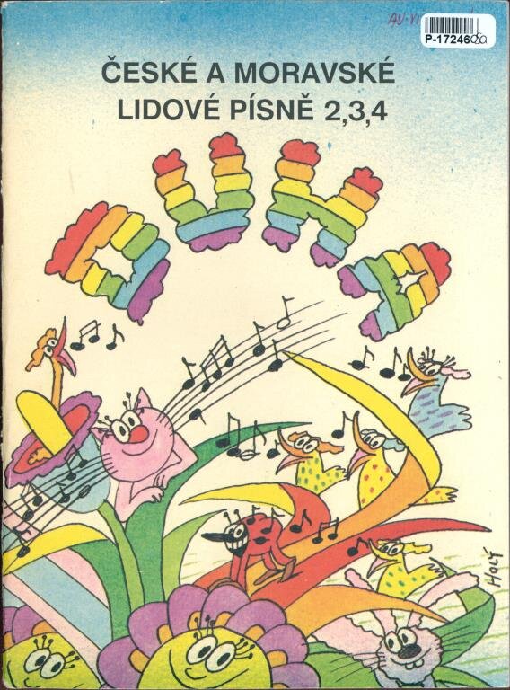 České a moravské lidové písně 2, 3, 4