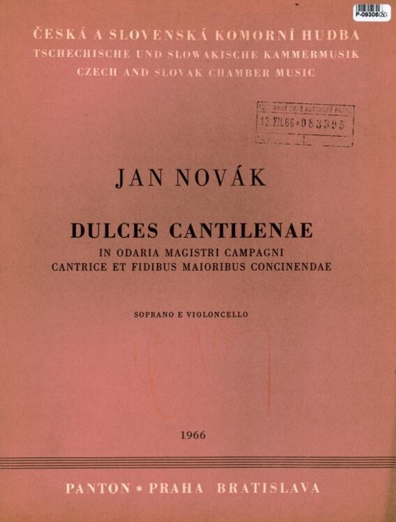 Dulces cantilenae