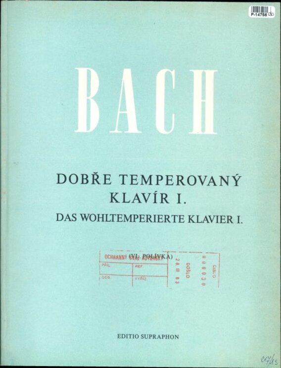 Dobře temperovaný klavír I.