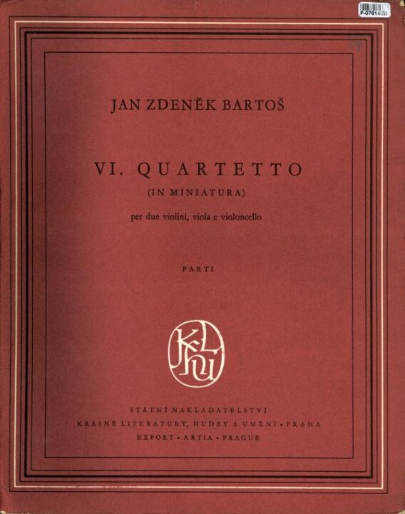 VI. Quartetto