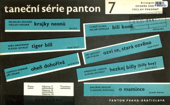 Taneční série panton 7