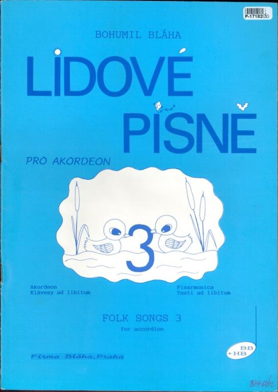 Lidové písně pro akordeon 3