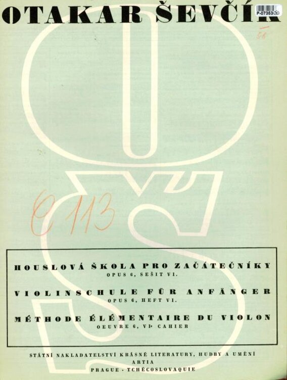 Houslová škola pro začátečníky sešit VI.
