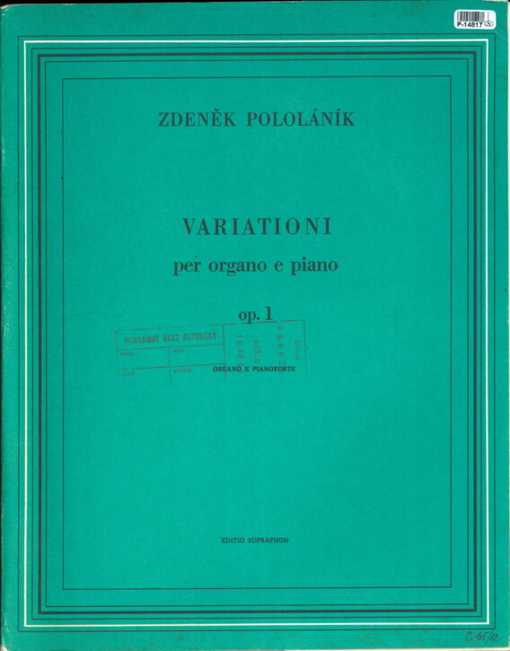 Variationi per organo e piano