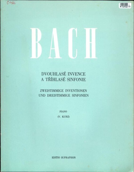 Dvouhlasé invence a tříhlasé sinfonie