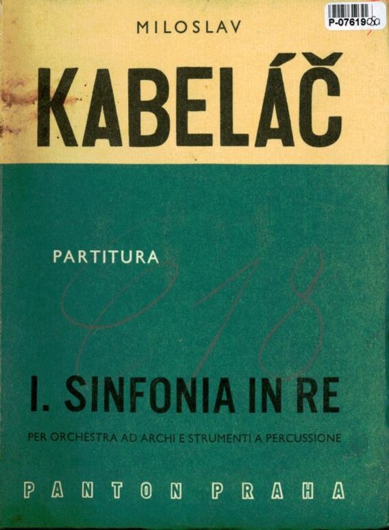 I. Sinfonia in re