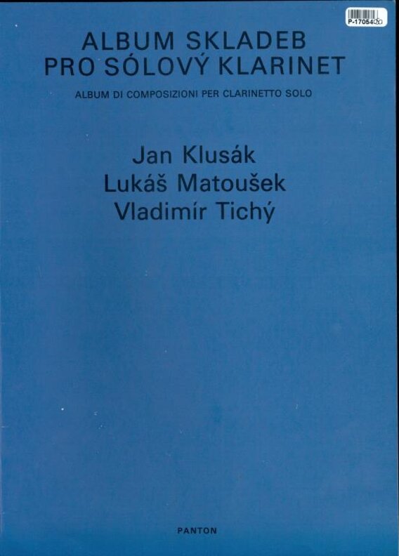 Album skladeb pro sólový klarinet