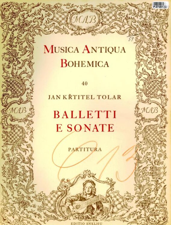 Musica Antiqua Bohemica 40 - Balletti e sonate