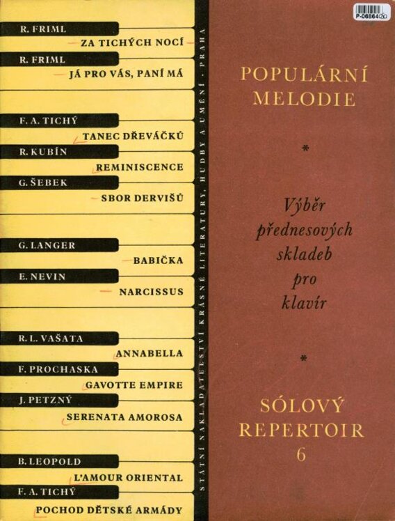 Populární melodie - Sólový repertoir 6