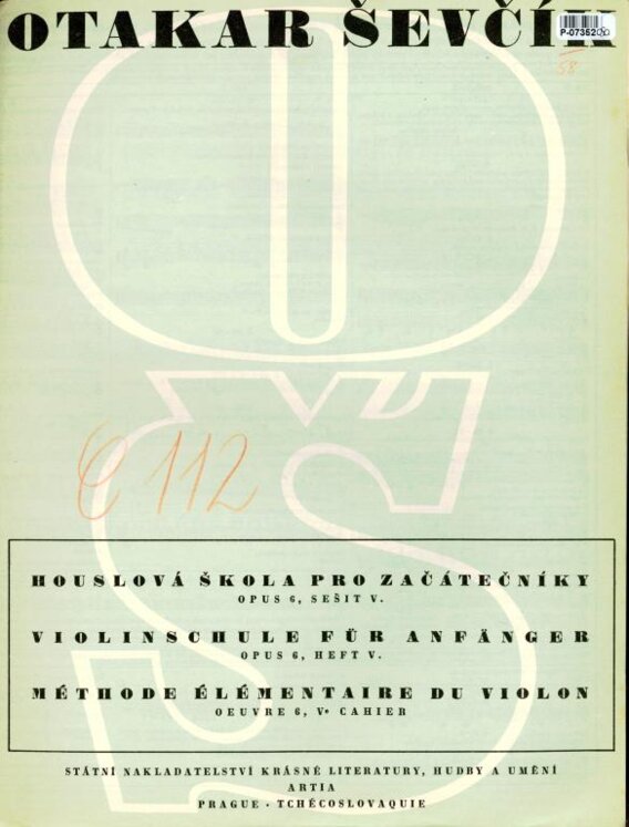 Houslová škola pro začátečníky sešit V.