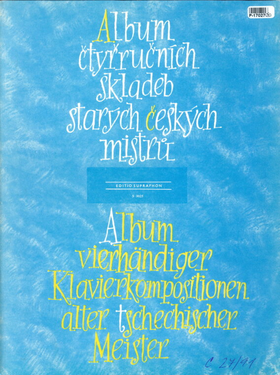 Album čtyřručních skladeb starých Českých mistrů