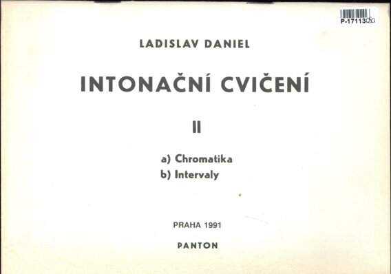 Intonační cvičení II