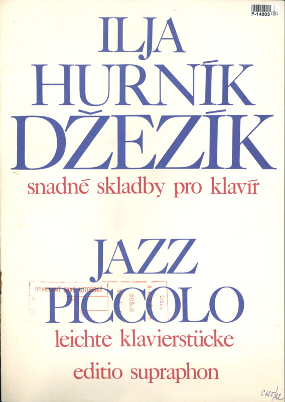 Džezík - snadné skladby pro klavír