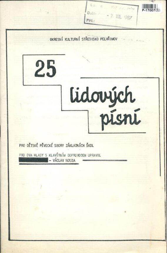 25 lidových písní