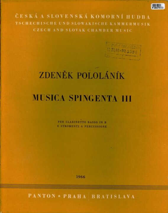 Musica spingenta lll.