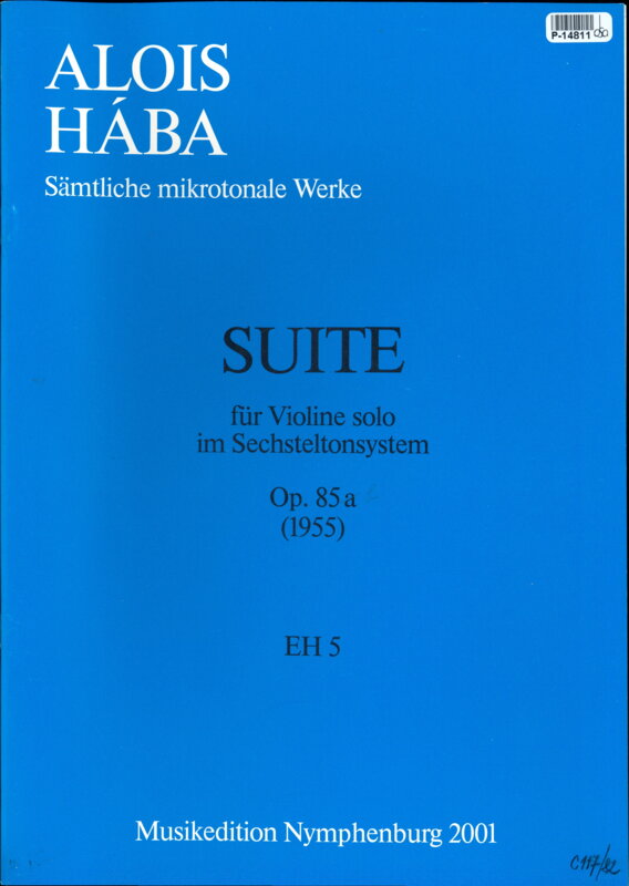 Suite für Violine solo im Sechsteltonsystem