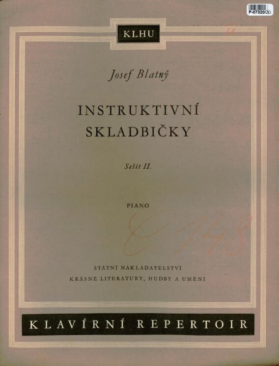 Instruktivní skladbičky - sešit II.