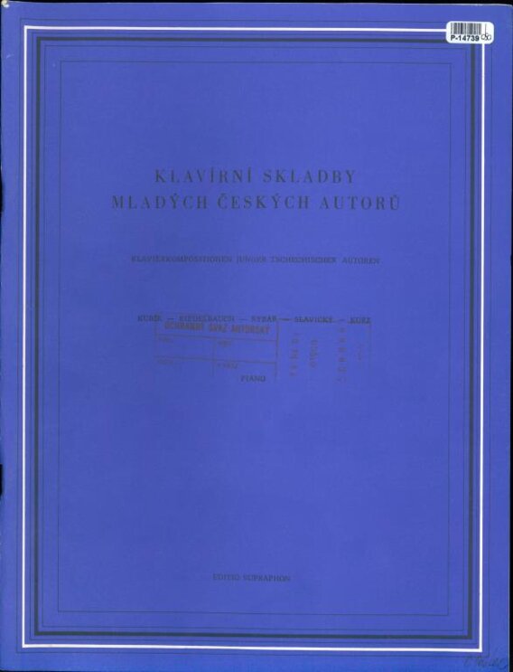 Klavírní skladby mladých Českých autorů