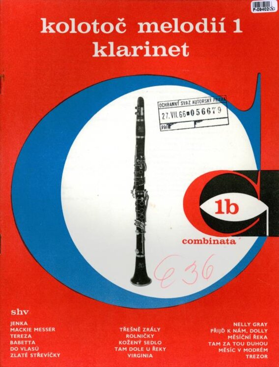 Kolotoč melodií 1 - klarinet