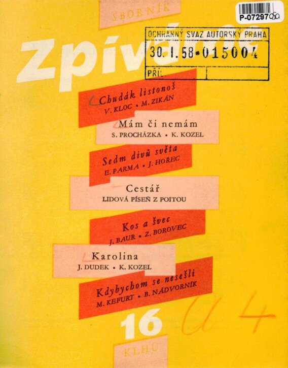 Sborník - Zpíváme 16