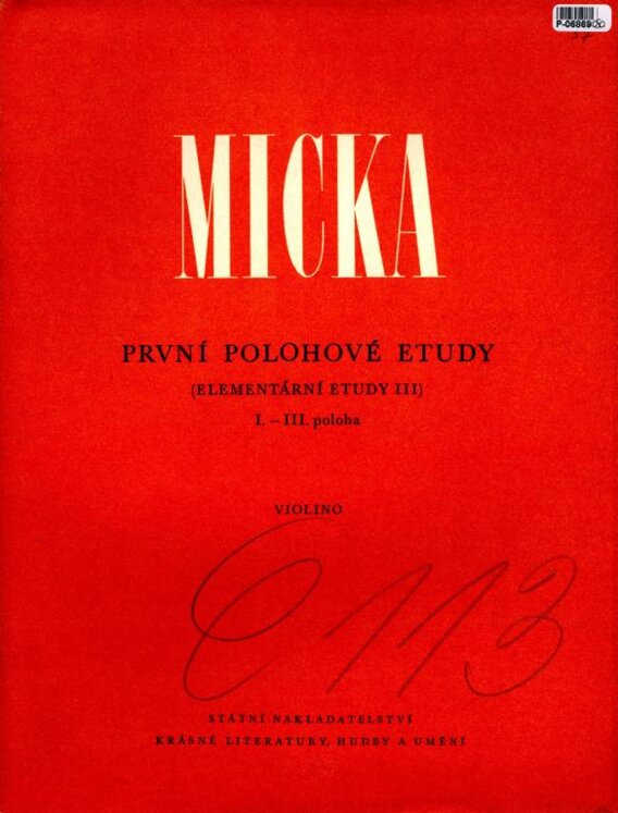 První polohové etudy I. - III. poloha