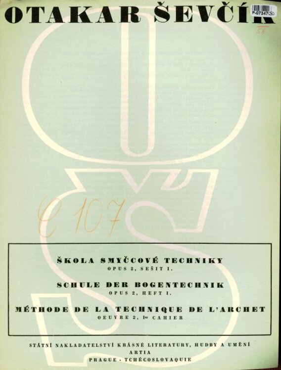 Škola smyčcové techniky sešit I.