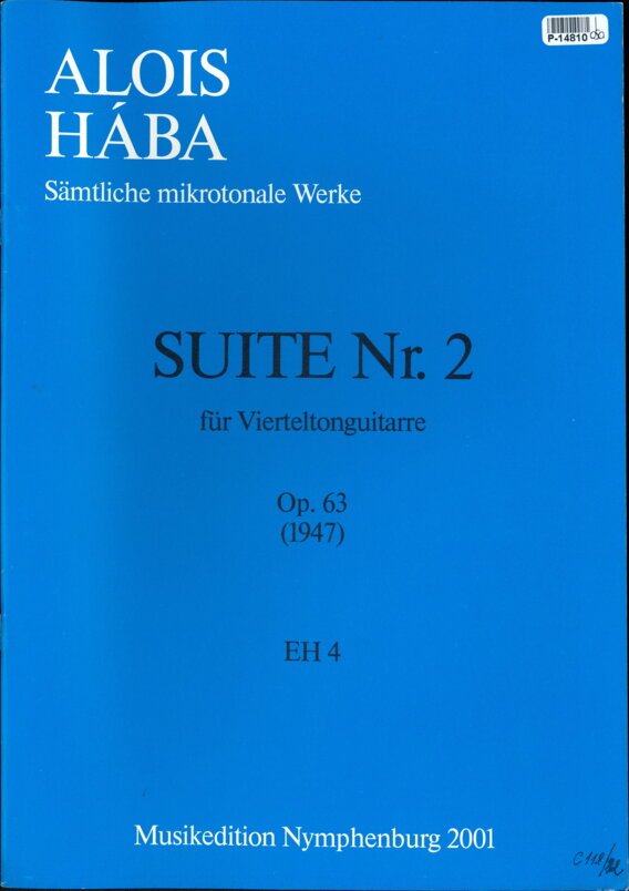 Suite Nr. 2 für Vierteltonguitarre