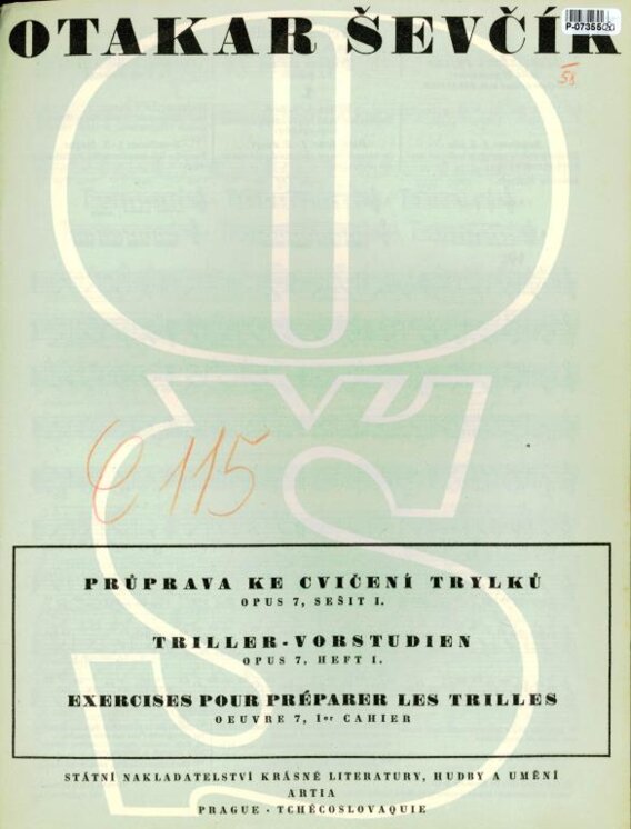 Průprava ke cvičení trylků sešit I.