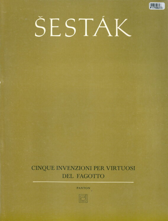 Cinque invenzioni per virtuosi del fagotto