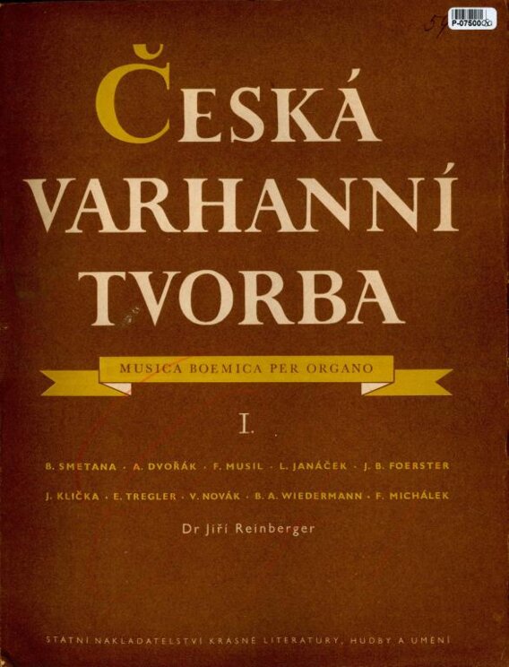 Česká varhanní tvorba I.