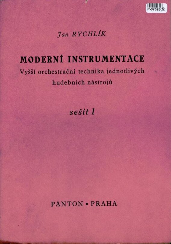 Moderní instrumentace sešit 1