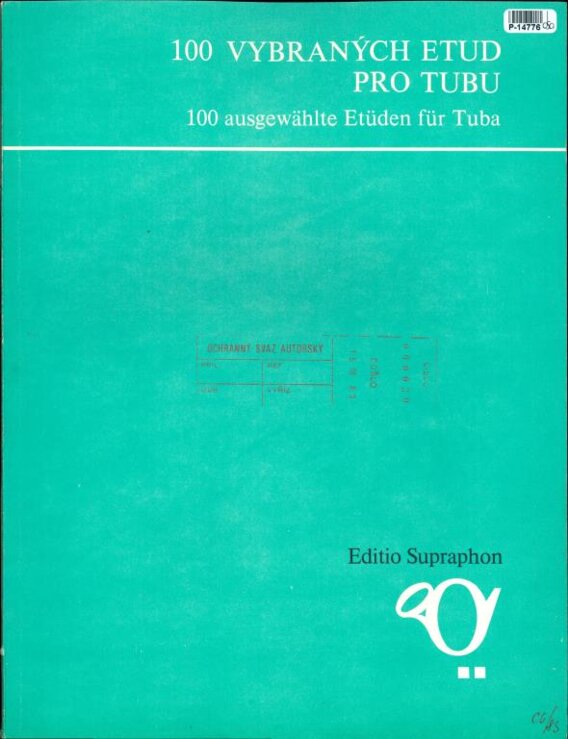 100 Vybraných etud pro tubu