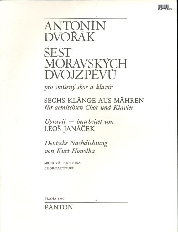 Šest moravských dvojzpěvů