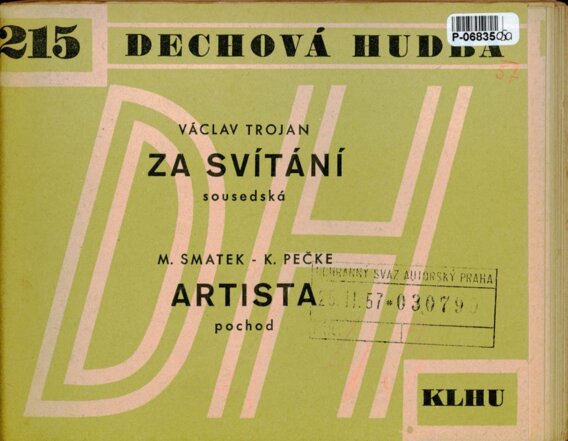 Dechová hudba 215 - Za svítání, Artista