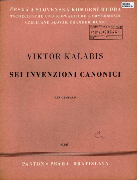 Sei invenzioni canonici