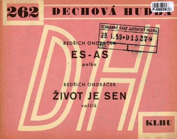 Dechová hudba 262 - Es -As, Život je sen
