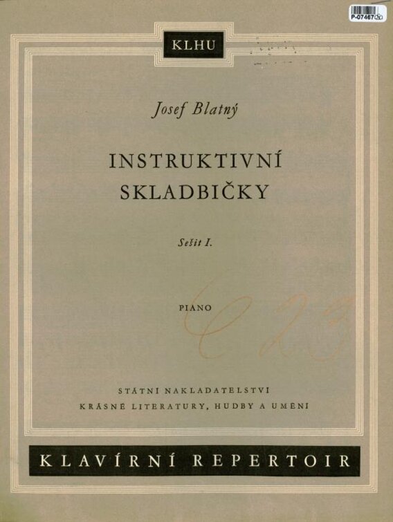 Instruktivní skladbičky - sešit I.