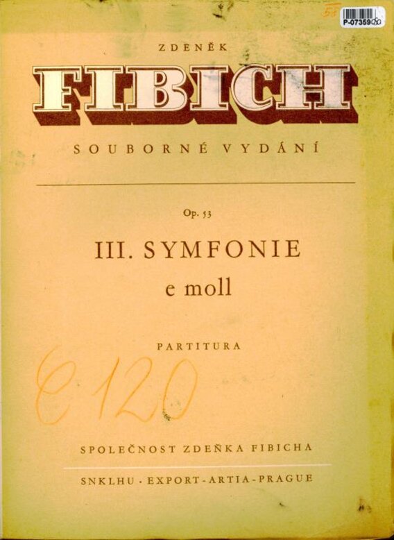 III. Symfonie e moll