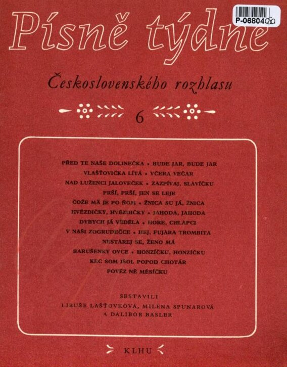 Písně týdne Československého rozhlasu 6