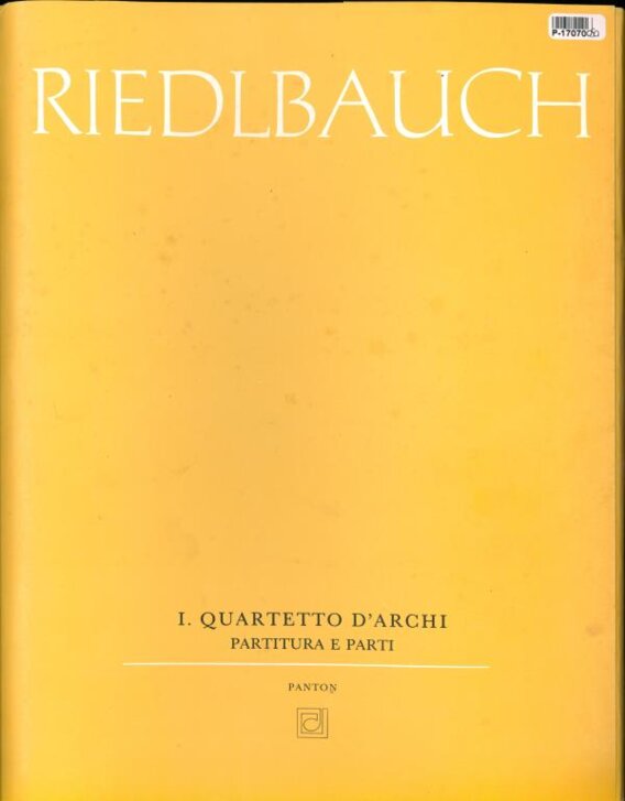 I. Quartetto d´archi