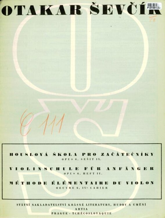 Houslová škola pro začátečníky sešit IV.