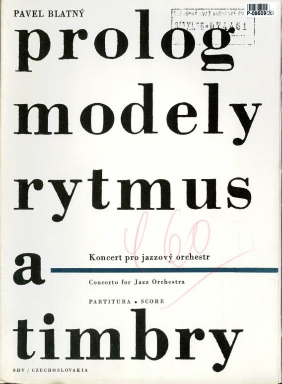 Prolog modely rytmus a timbry