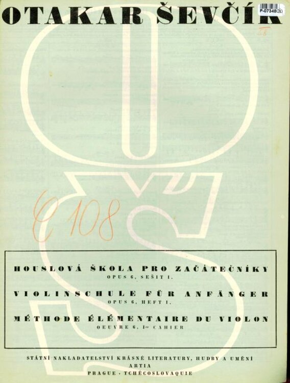 Houslová škola pro začátečníky sešit I.